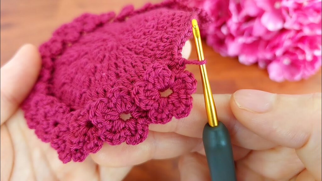 Very beautiful Crochet Flower🥰Decorative 3D crochet coffee coaster ✔Flower Crochet lace model making