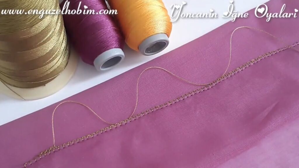 KOMŞULARIM BU MODELE BAYILDI Pembe Düz Yazma İğne Oyası Modeli – Yoncanın İğne Oyaları