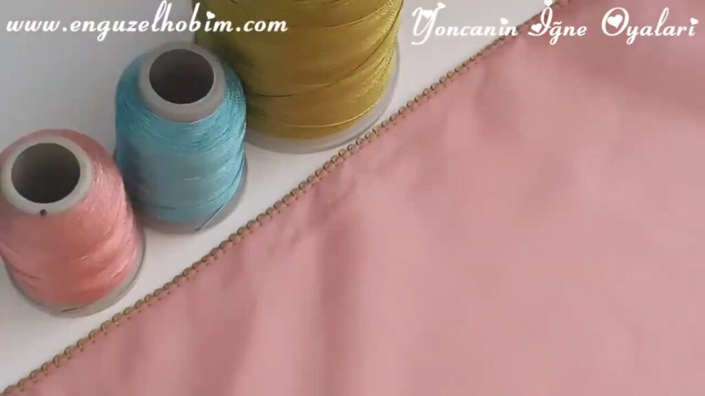 Kesinlikle Bu Modele Bayılacaksınız 😍Göz Kamaştıran Harika İğne Oyası Yapımı🌸 D.I.Y. Hand Embroidery