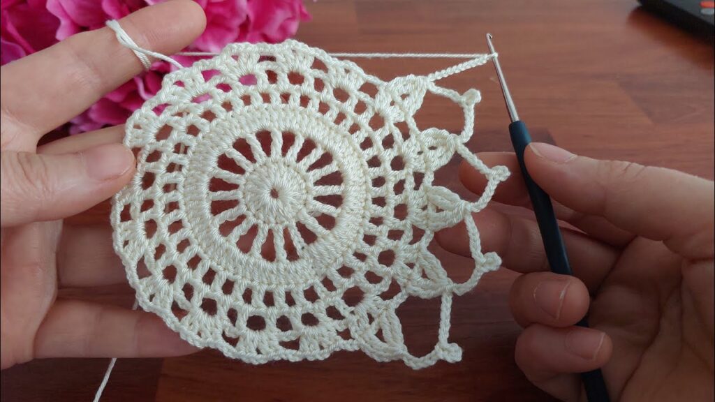 How to Make Beautiful and Easy Crochet Flower Coaster – Knitting Love #crochet #knitting