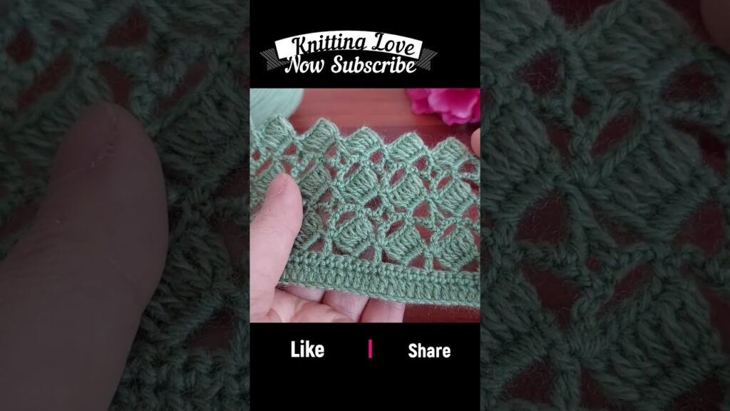 How to Make an Easy Crochet Pattern in 1 Minute? – Short video #short #shorts #crochet #knittinglove