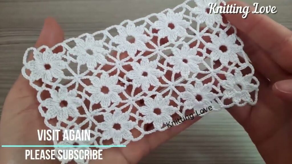 Crafting Delight: Effortless Elegance with Crochet Flower Motifs! 🌼🧶 #DIYCrafts #CrochetMagic