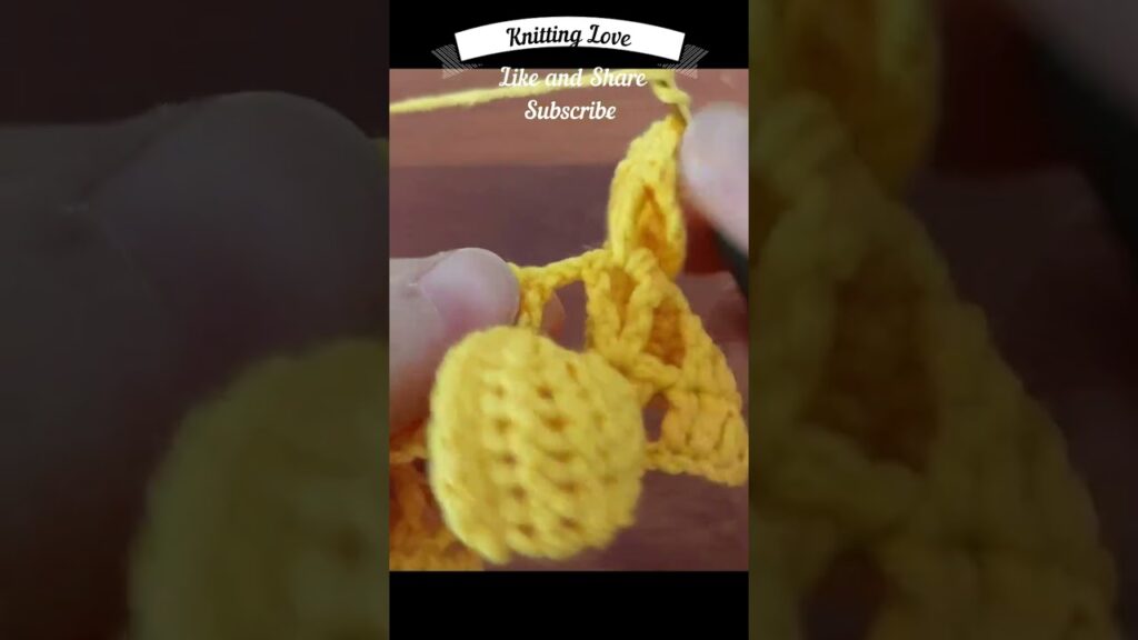 How to Crochet in Under 60 Seconds! Quick Tutorial Knitting love #CrochetShorts #ShortVideo #shorts