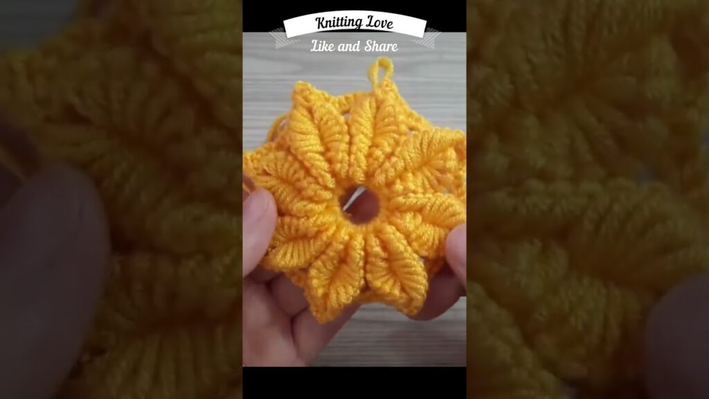 How to Crochet in Under 60 Seconds! Quick Tutorial Knitting love #shorts #CrochetShorts #ShortVideo