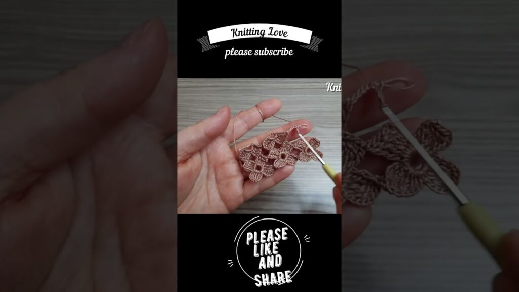 How to Make an Easy Crochet Pattern in 1 Minute? – Short video #short #shorts #crochet #knittinglove