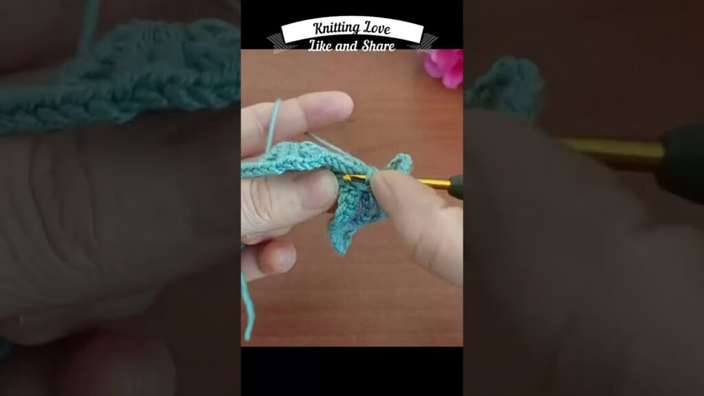 How to Make an Easy Crochet Pattern in 1 Minute? – Short video #short #shorts #crochet #knittinglove
