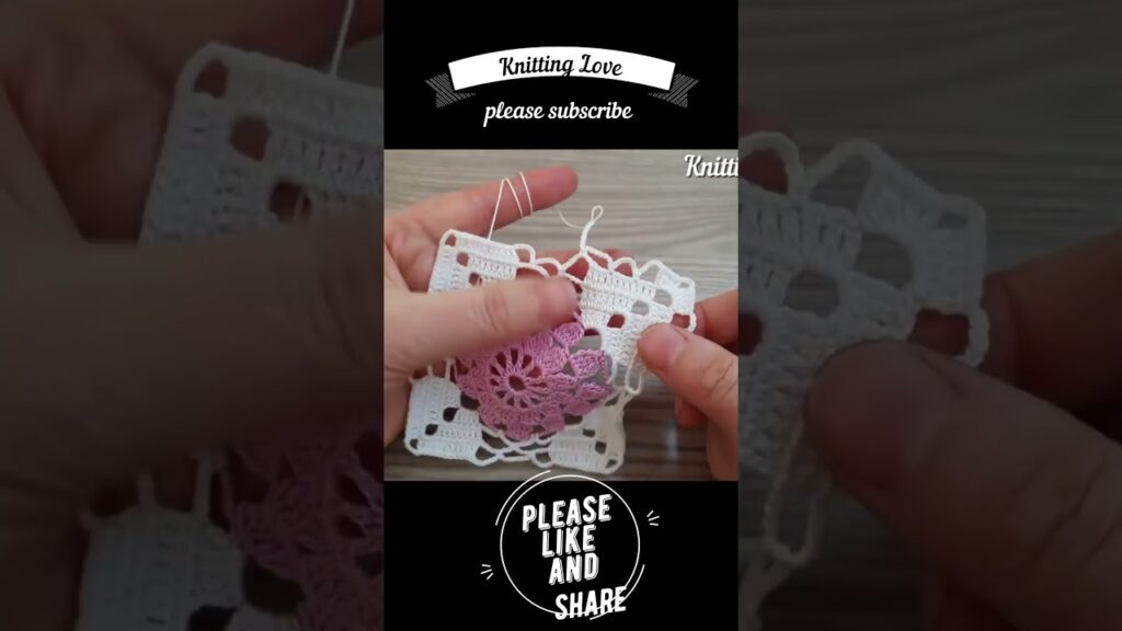 How to Make an Easy Crochet Pattern in 1 Minute? – Short video #short #shorts #crochet #knittinglove