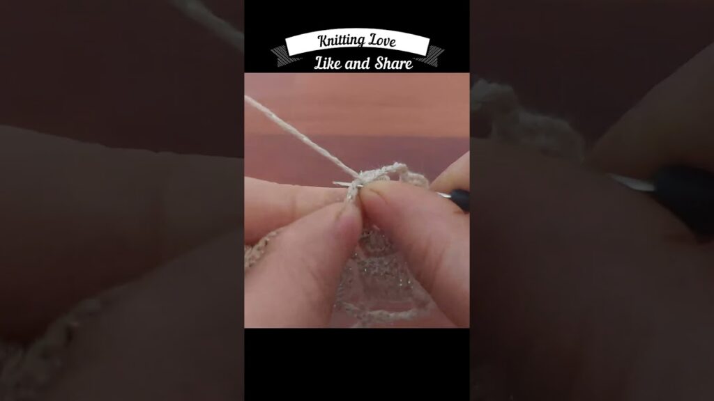 How to crochet in under 60 seconds! #crochet ?Short video #short #shorts #crochet #knittinglove
