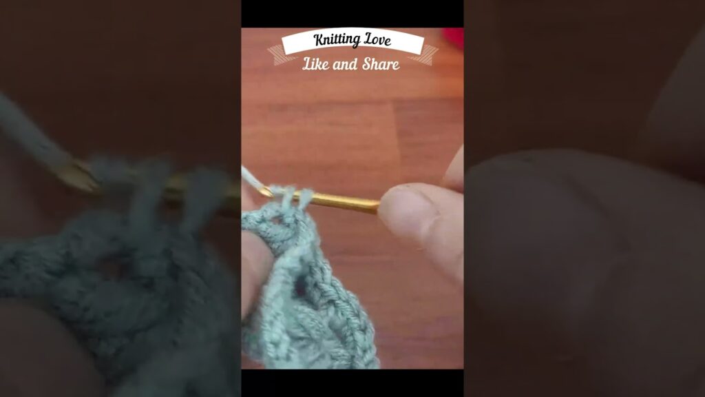 How to Crochet in Under 60 Seconds! 4K Quick Tutorial | #CrochetShorts #ShortVideo #KnittingLove