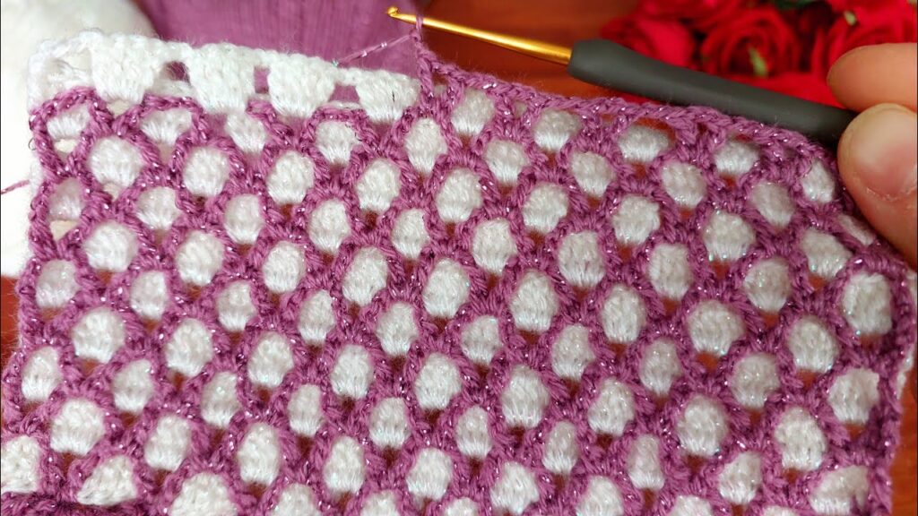 Mesmerizing 4K Crochet Tutorial: Create a Vibrant and Simple Baby Blanket Design 💯👌 #CrochetMagic