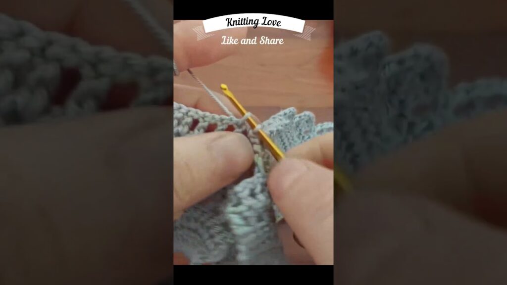 Wow!! Watch stunning crochet work in one minut #crochet #crochettutorial #shortvideo