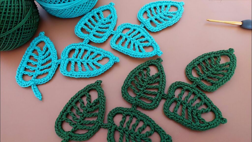 STUNNING LACE CRAFT FOR GORGEOUS HOME DECOR 🌿 CRAFTING THE “BRANCH AND LEAF” MOTIF WITH EASE 🍂