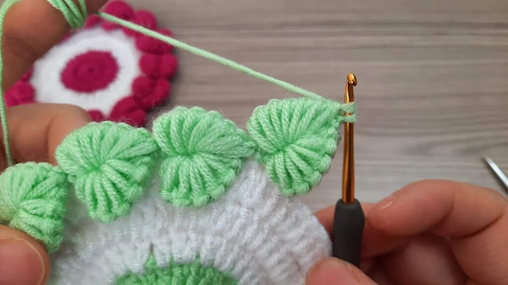 3D⚡💯🌷Crochet Flower💯👌 Decorative 3D Crochet Coffee Coaster Knitting🌷How to crochet a flower?