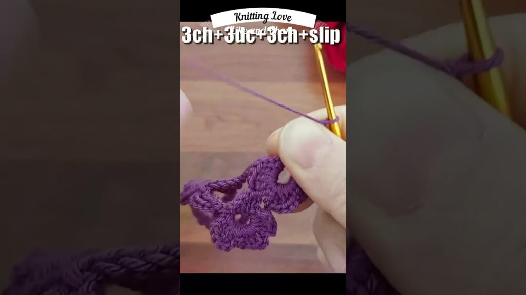 Wow! How to Make 3D Crochet Flowers | Quick Tutorial #crochet #crochetforbeginners #shortvideo