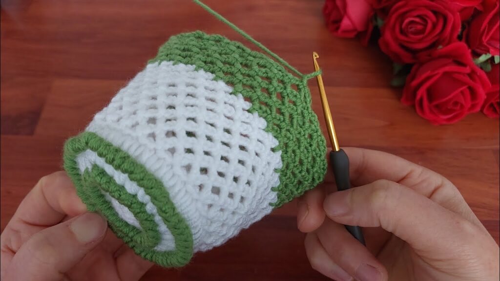 3D⚡WOW VERY NICE BEAUTIFUL🥰 MUY BONİTO Super Easy Very Useful Crochet Decorative Basket Making