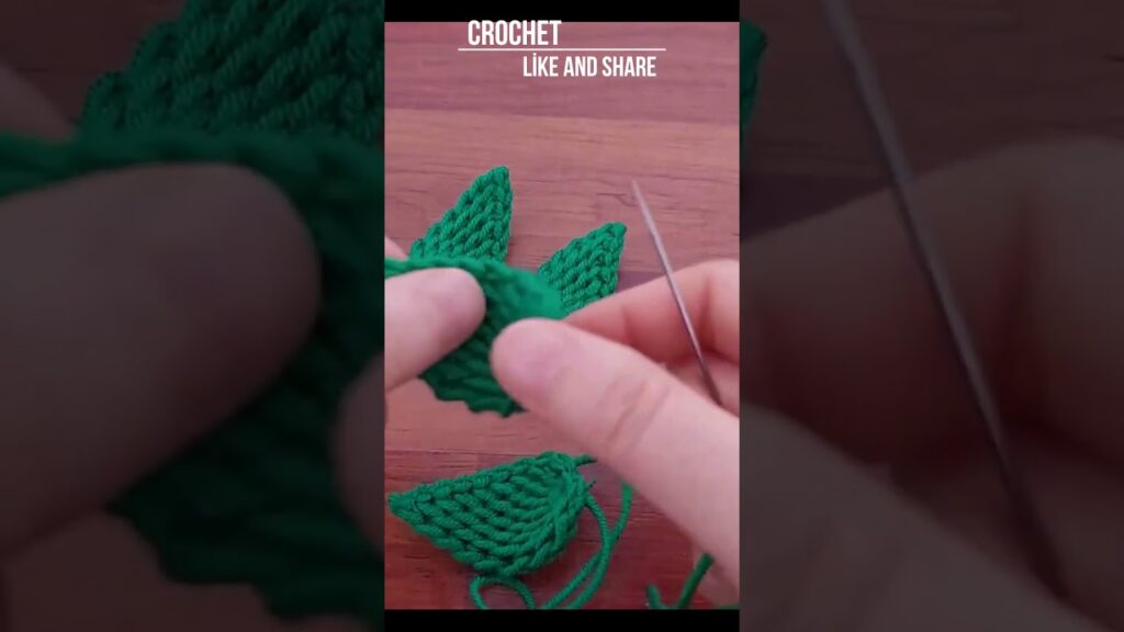 Quick CrocheTitle: “Quick Crochet Rose Tutorial: Easy 3D Flower for Beginners! 🌺 #shortvideo