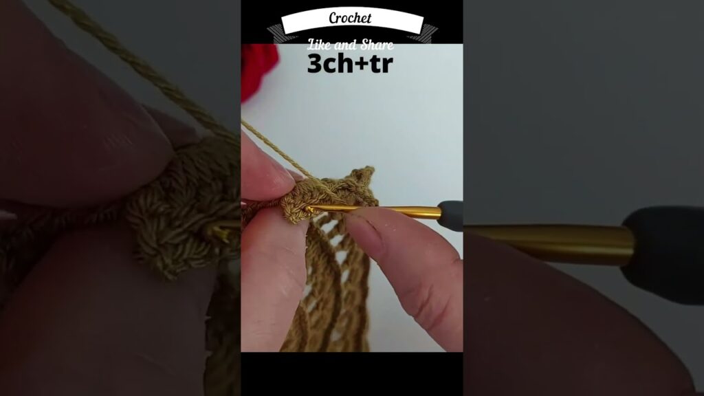 🌸 Stunning 3D Flower Crochet Tutorial for Beginners! 🌟 #crochet #shortvideo