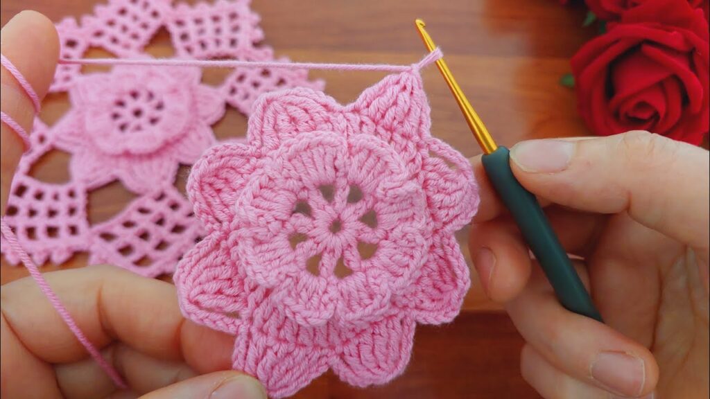 Fantastic 3D Crochet Flower Tutorial: Eye-Catching Pattern for Beginners