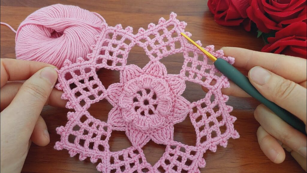FANTASTIC 3D Eye-Catching Crochet Flower Pattern Tutorial for Beginners! #crochet #flowers