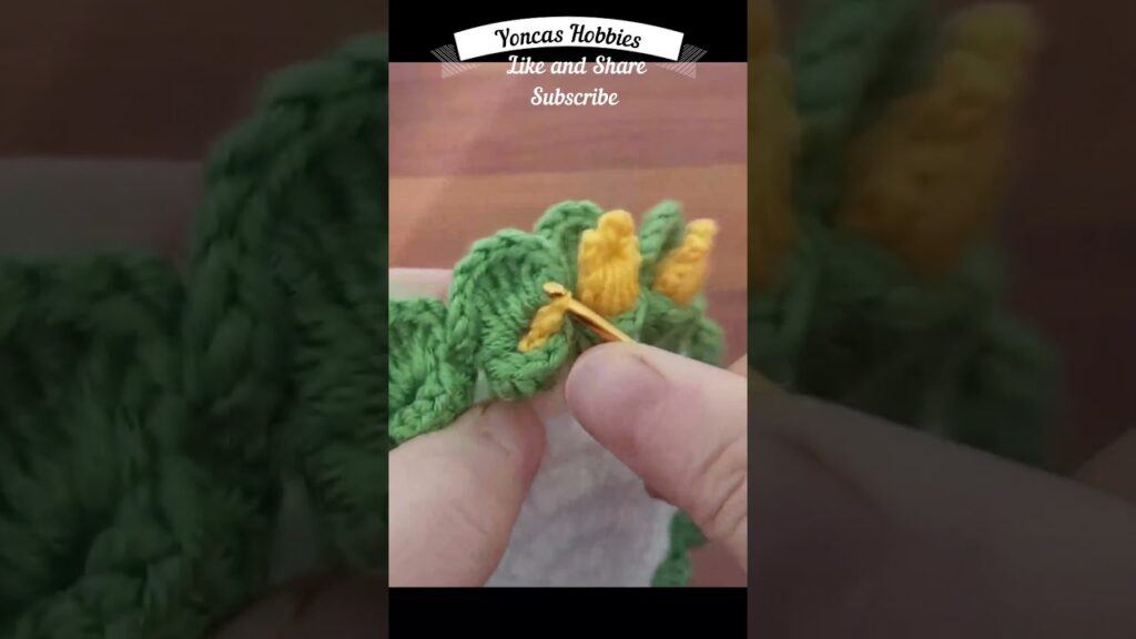 💯 Amazing 3D Crochet: How to Make a Tea Rose with Leaves 🌷 Crochet Flower Tutorial #crochet