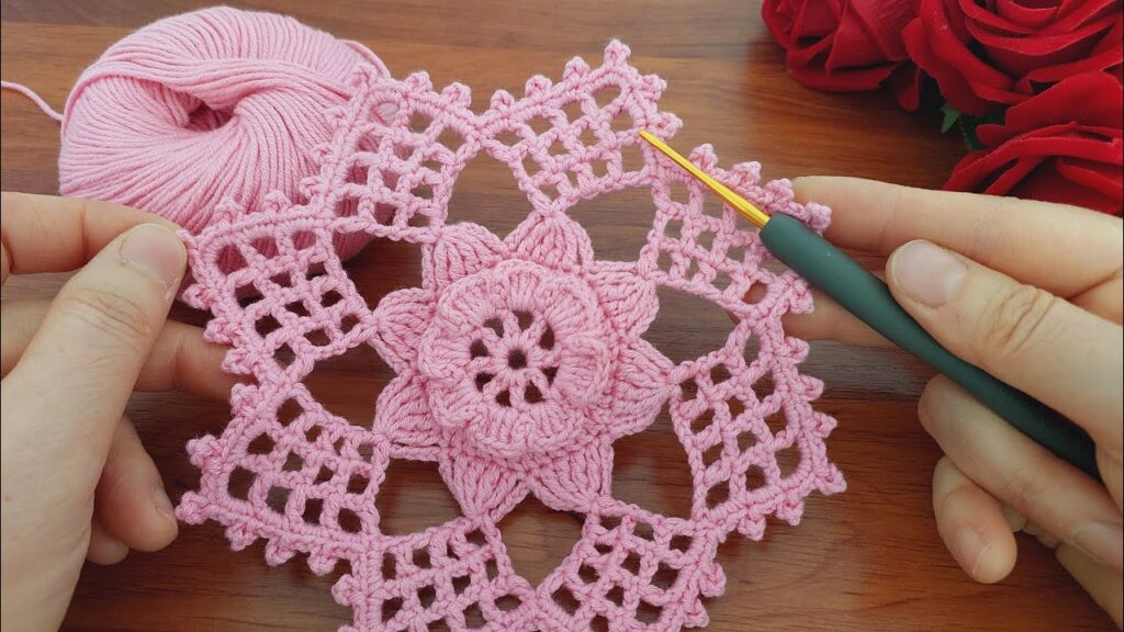 🌟 Fantastic 3D Crochet Flower Tutorial: Eye-Catching Patterns for Beginners! 🌸
