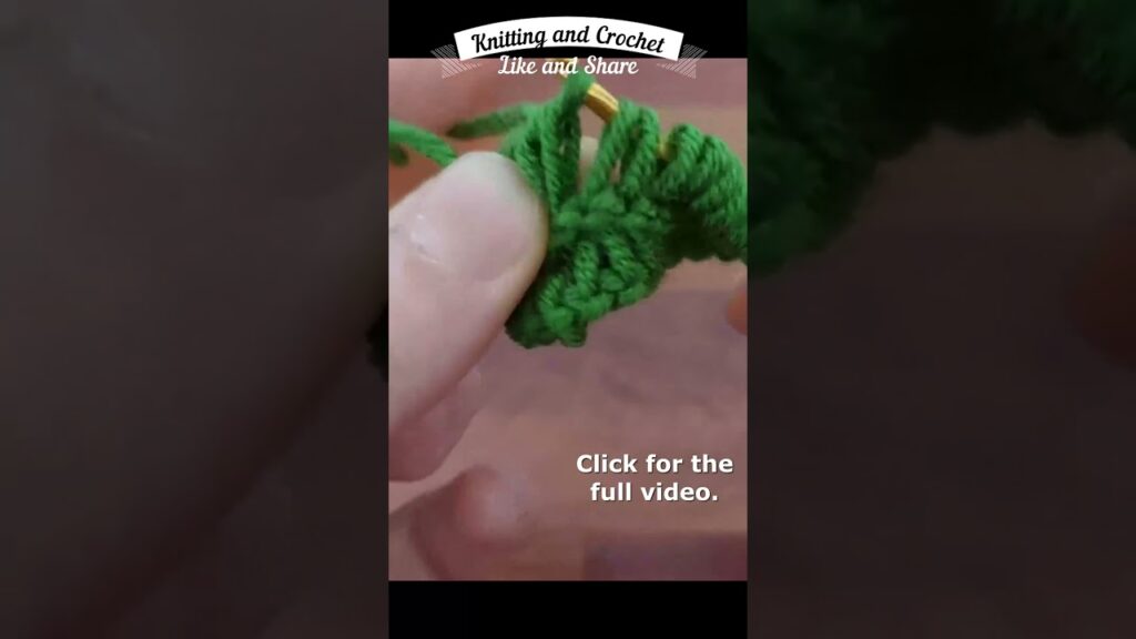 Crochet: 3D Eye-Catching Flower Pattern Tutorial for Beginners! 🌸 #crochet #3dcrochet #shorts