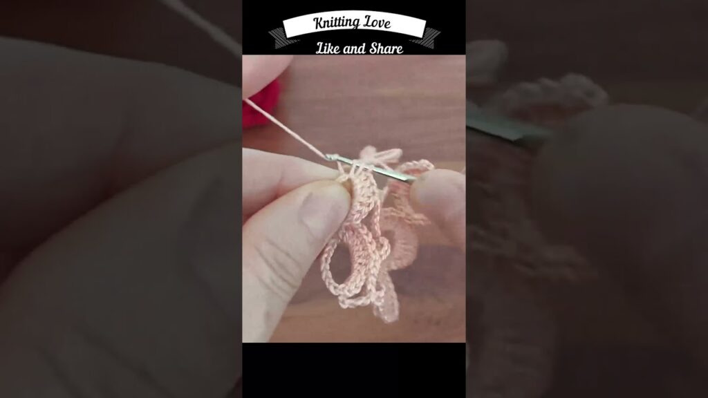 Fantastik Crochet 3D Flower Tutorial for Beginners | Easy Crochet Rose Making!” #shortvideo