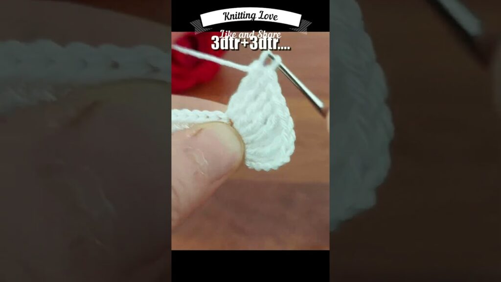 FANTASTIC Beautiful Crochet 3D Flower Tutorial for Beginners | Easy Crochet Rose Making! #shortvideo