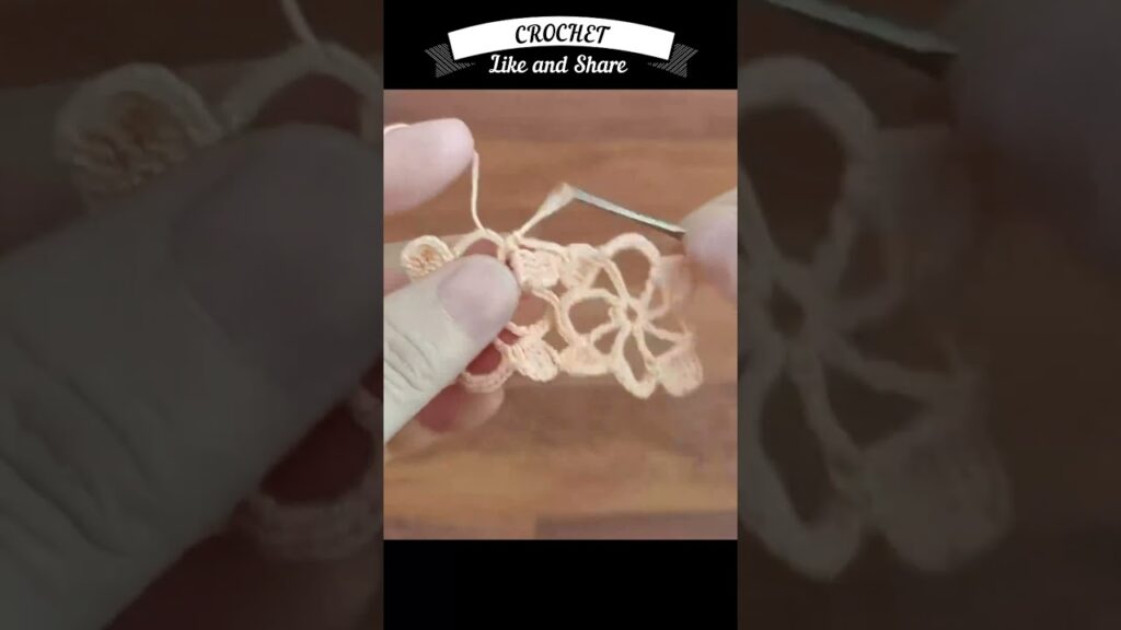 🌸 Stunning 3D Flower Crochet Tutorial for Beginners! 🌟 #crochet #shortvideo #crochettutorial