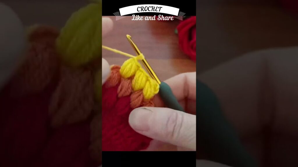 🌸 Wow Stunning 3D Flower Crochet Tutorial for Beginners! 🌟 #crochet #shortvideo #crochettutorial
