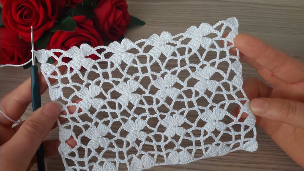 Craft Eye-Catching Crochet Lace Flower Patterns for Dresses, Tunics, and Shawls – Trendy Crochet
