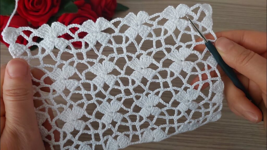 Design Captivating Crochet Lace Flower Patterns for Dresses, Tunics, and Shawls -Fashionable Crochet
