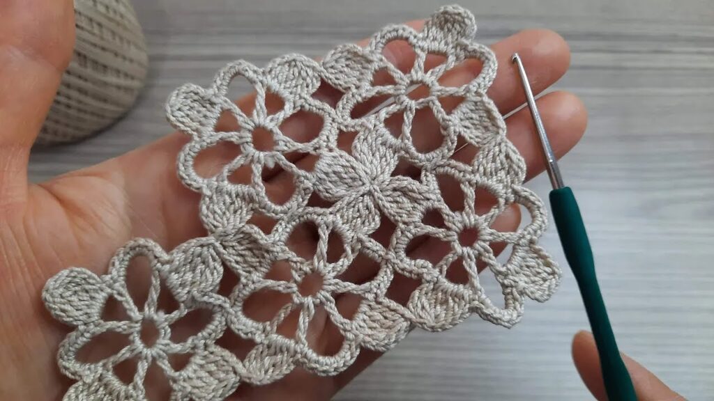 Very Very Easy Beautiful Flower Crochet Pattern knitting Online Tutorial for beginners Tığ işi