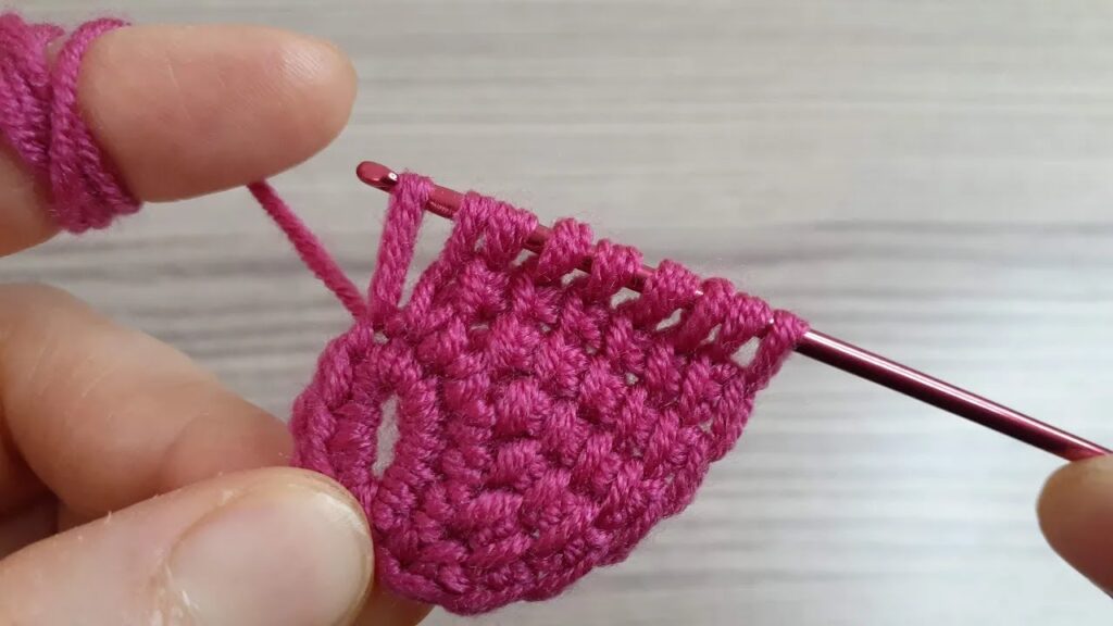 Easy Tunisian Crochet Pattern | Leaf Stitch Tutorial for Beginners