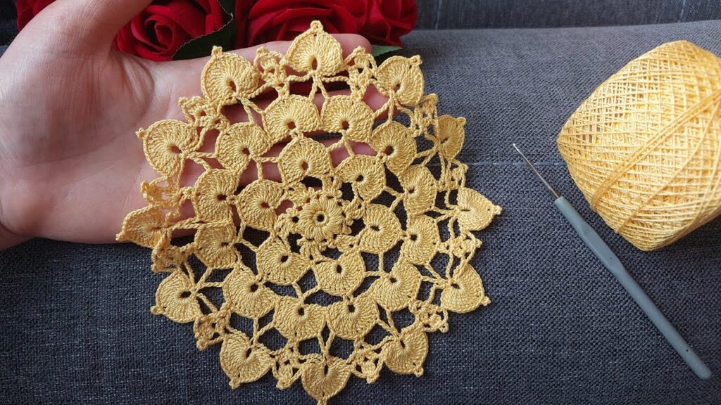 New Model – Wonderful Flower Crochet Pattern: Online Tutorial for Beginners in Crocheting