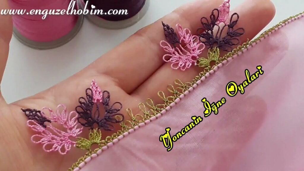 Ayva Çiçek Açmış Yaz Mı Gelecek Gösterişli Ayva Çiçeği İğne Oyası Modeli Anlatımlı Yapılışı🌺🌺🌺