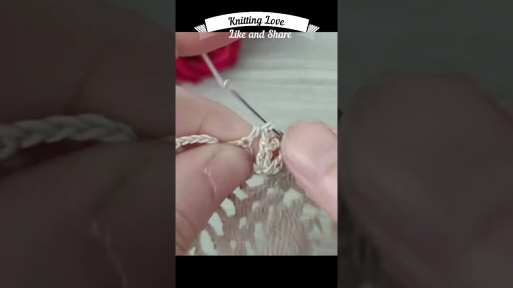 Quick & Easy Crochet Lace: Step-by-Step Tutorial! #crochet #crochettutorial #shortvideo #shorts