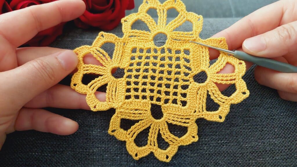 Wow!! Magnificent Flower Crochet lace Pattern: Online Tutorial for Beginners in Crocheting 2024
