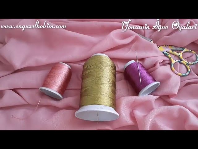 ÜTÜ İSTEMEYEN 😍 HAMARAT GELİN İĞNE OYASI MODELİ ANLATIMLI YAPILIŞI #trending #iğneoyası
