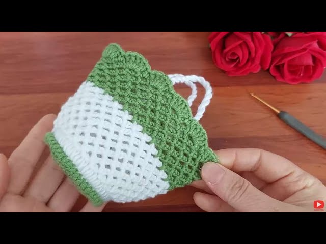 💐 3D⚡WOW SUPERB BEAUTIFUL🌷 MUY BONİTO Super easy useful crochet decorative basket making #crochet