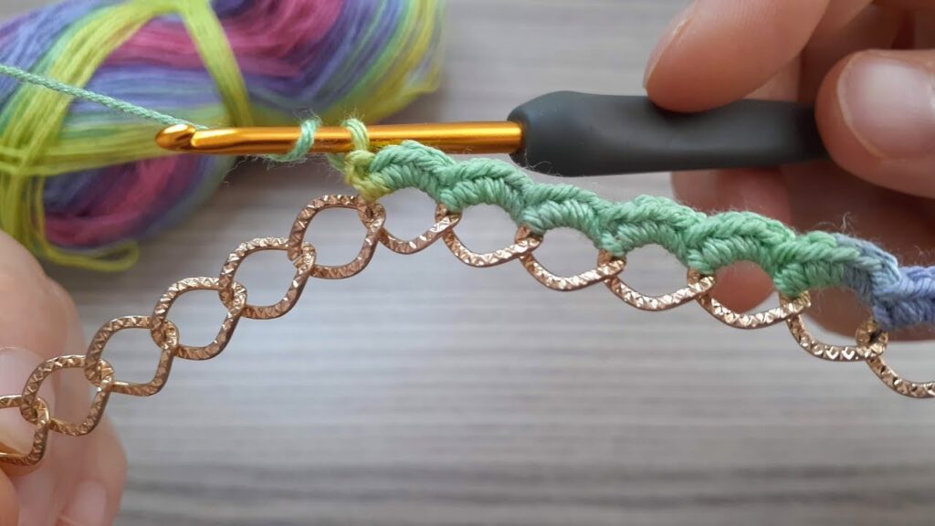 Amazing and Easy Crochet with Chain Ring Ideas 🔗 Halkalı Zincir Tığ İşi Örgü Modeli