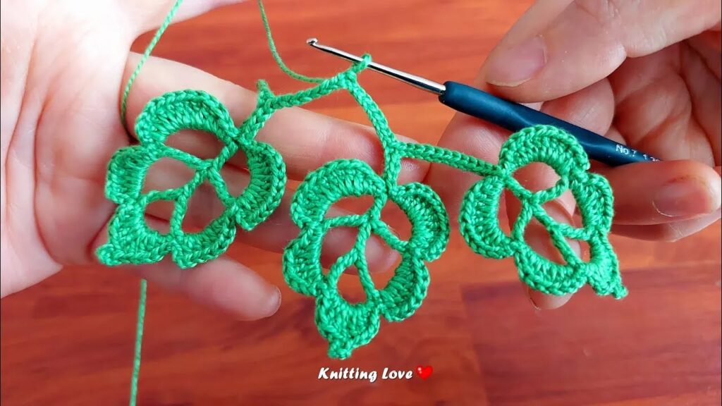 Wow!! Create Stunning Irish Crochet Lace: A Sprig of Leaves Motif Tutorial 2024