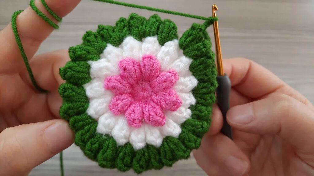 Stunning and Easy Crochet Flower Coaster Motif Pattern 🌸 Beautiful Crochet Design