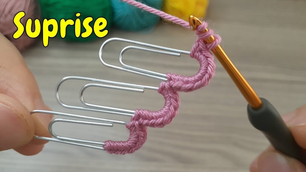 Super Easy Crochet with a Paperclip 📎📎📎 | Amazing Crochet Pattern