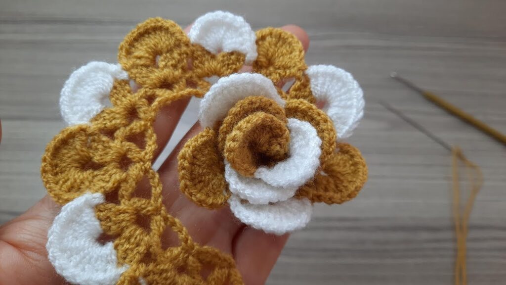 Wonderful Beautiful Rose Flower Crochet Pattern 💗 Gorgeous Rose Knitting Design”