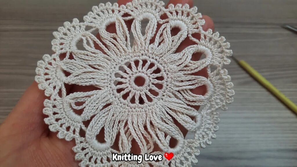 Super Easy Beautiful Crochet Table and Bedspread Motif | Knitting and Tığ İşi Örgü Modelleri
