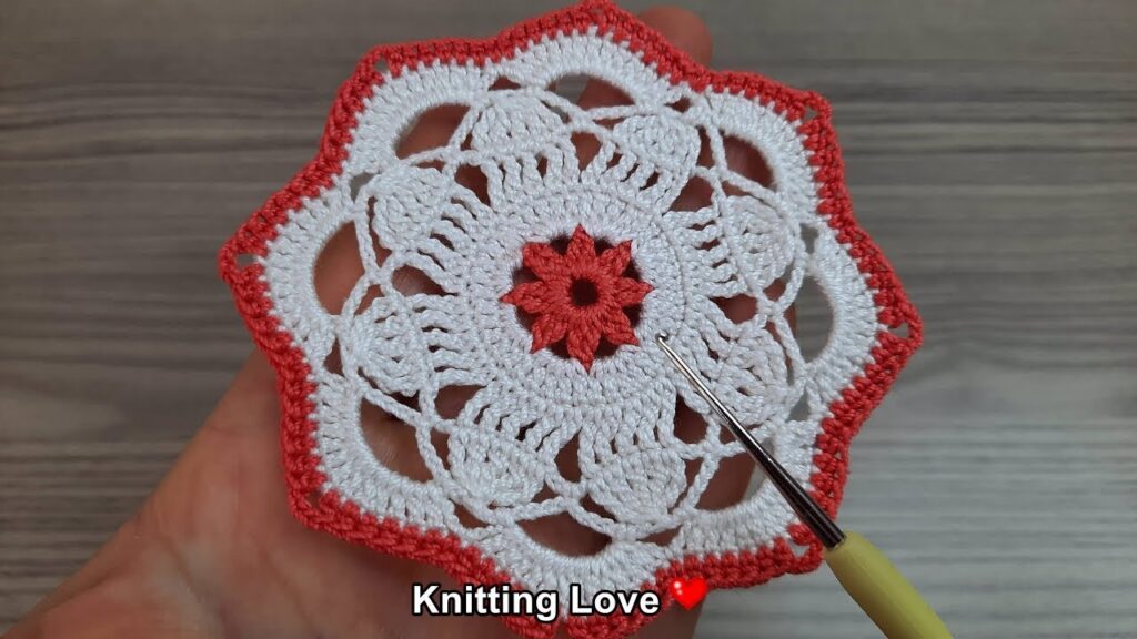 Perfect 💖 Beautiful Flower Crochet Pattern | Knitting Online Tutorial for Beginners
