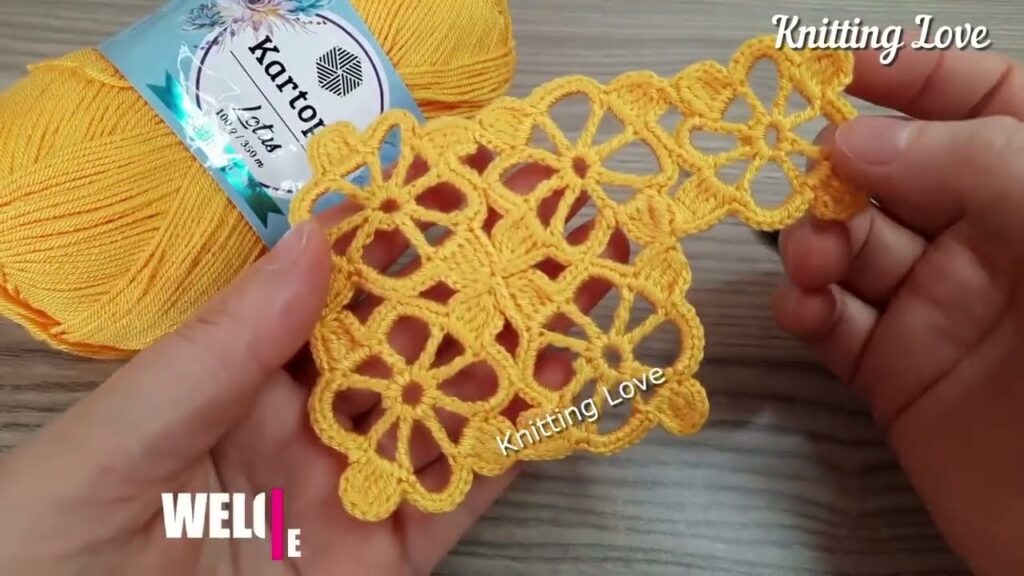 SUPER VERY Beautiful Flower Crochet Pattern Knitting Online Tutorial for beginners Tığ işi örgü