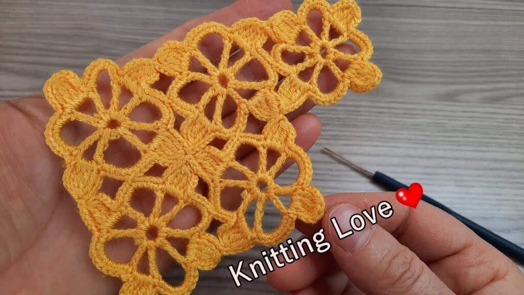 Super Beautiful Flower Crochet Pattern: Online Knitting Tutorial for Beginners Tığ İşi Örgü