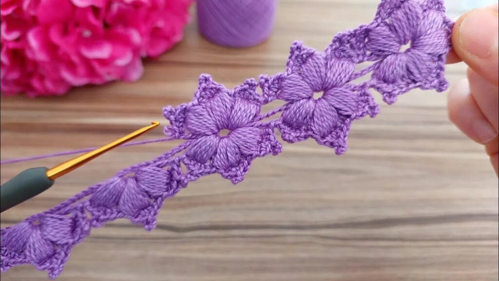 Easy and Beautiful Crochet Flower Motif Knitting Pattern Tutorial 💥Knitting love